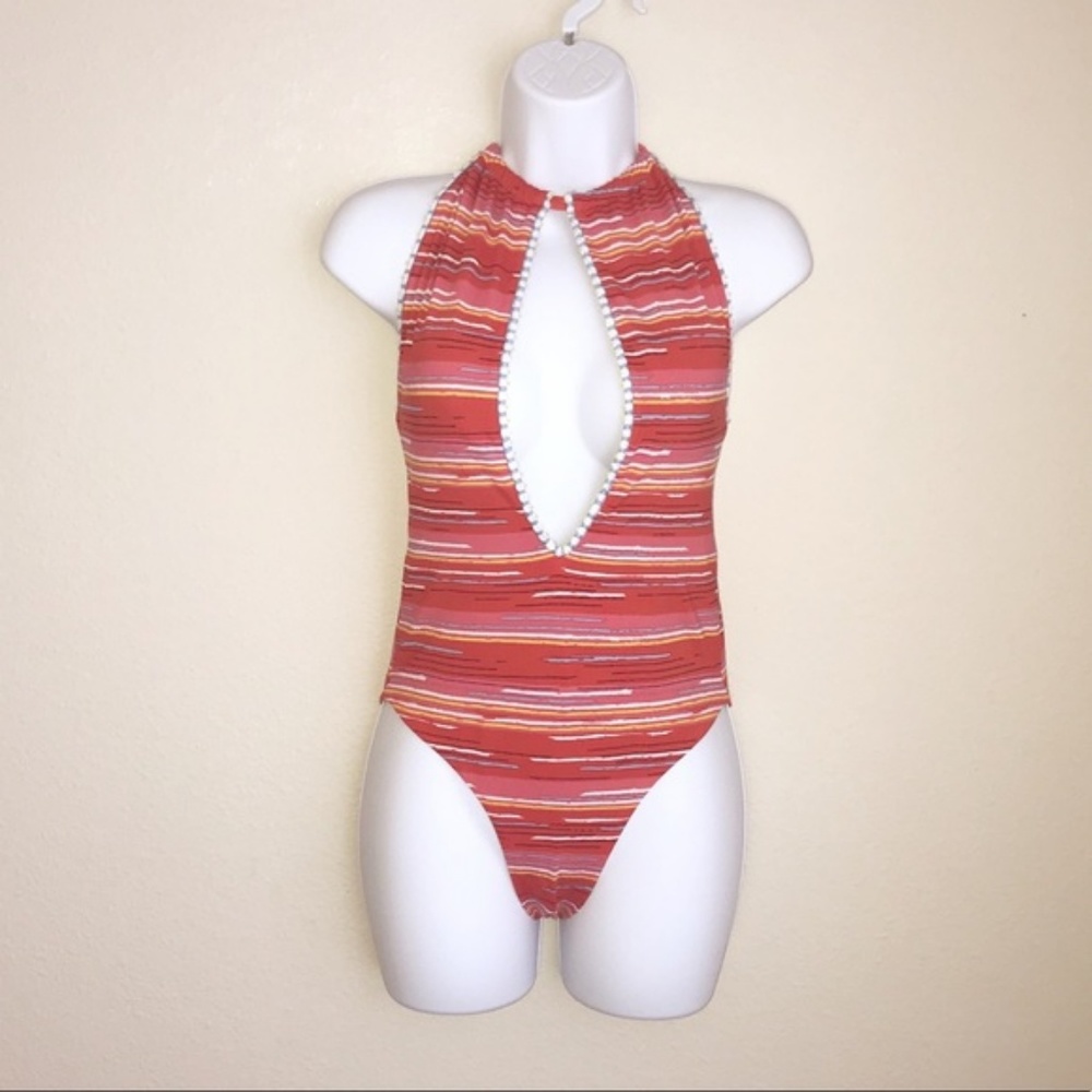 Dolce Vita Plunge One-Piece Swimsuit (NWT)